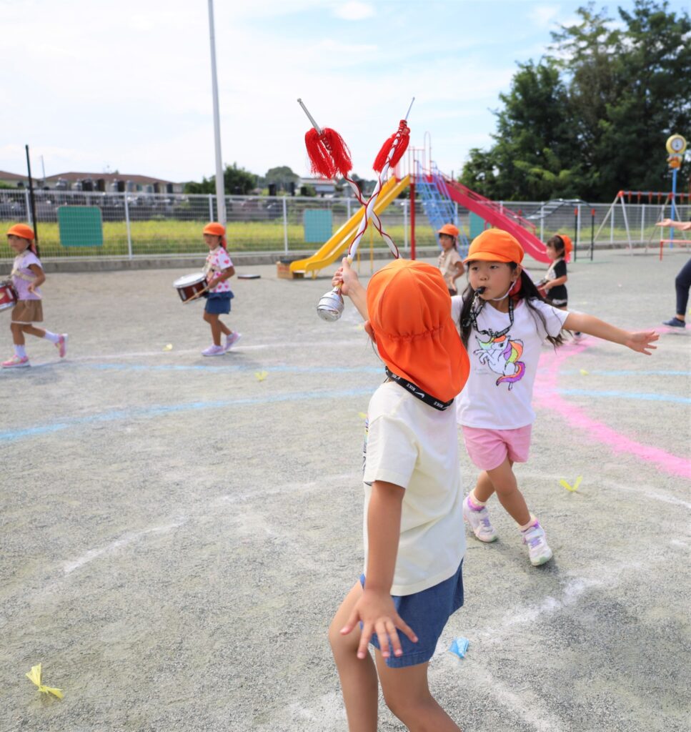 マーチング練習～指揮者～ | 吉岡町第三保育園